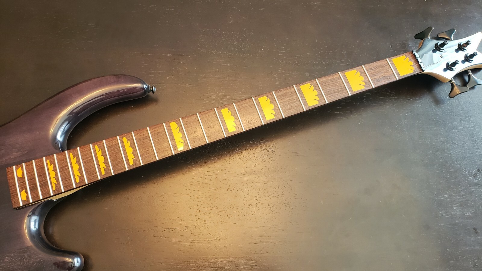 Crowns Design #1 Bass Guitar Fretboard Markers Vinyl Decals Inlays 30 Colors!!