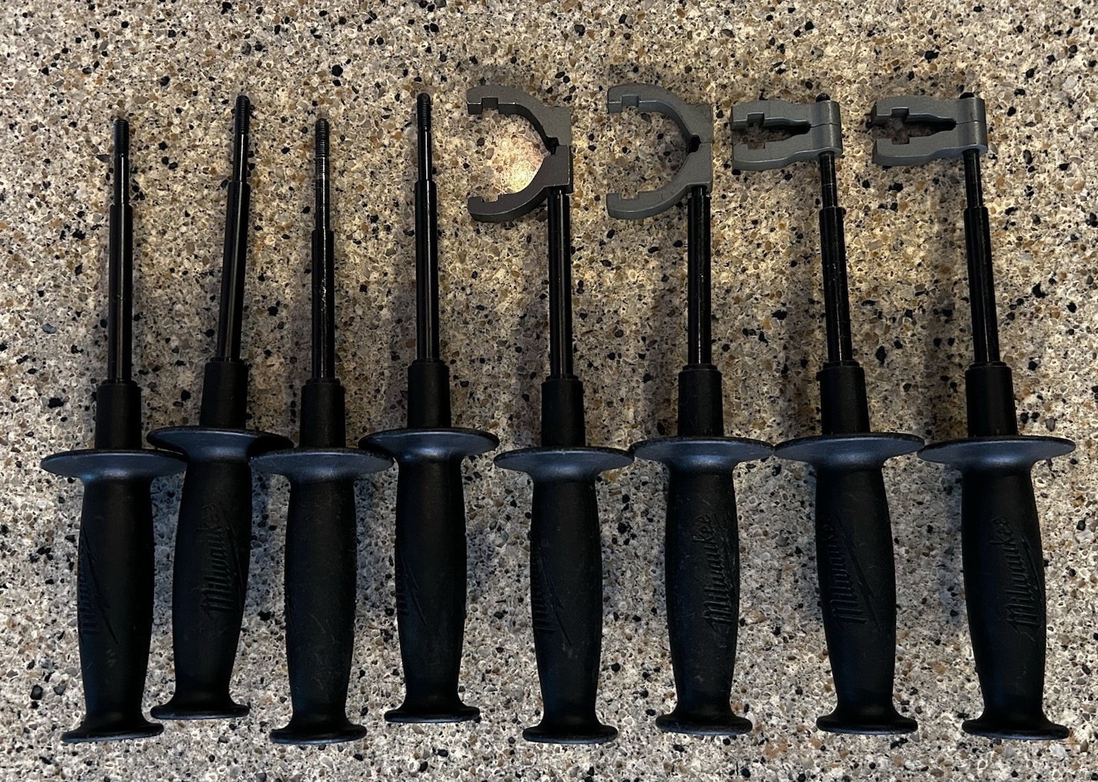 Lot Of 8 Milwaukee M18 FUEL 2804-20  Hammer Drill Driver Auxiliary Side Handles