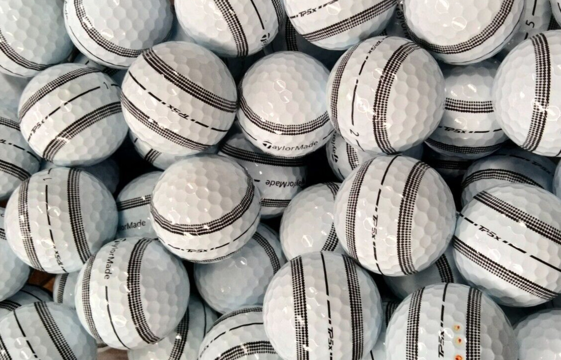 3 Dozen TaylorMade TP5x Stripe Golf Balls - 2A/3A