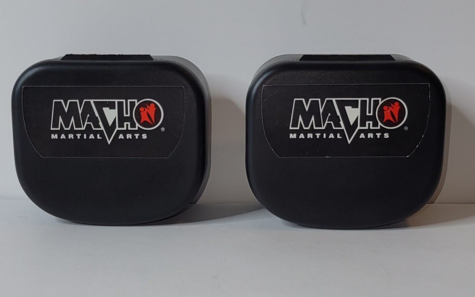 Macho Martial Arts -Mouth Guard Holders - Set Of 2 Black Sports Accessories -NEW