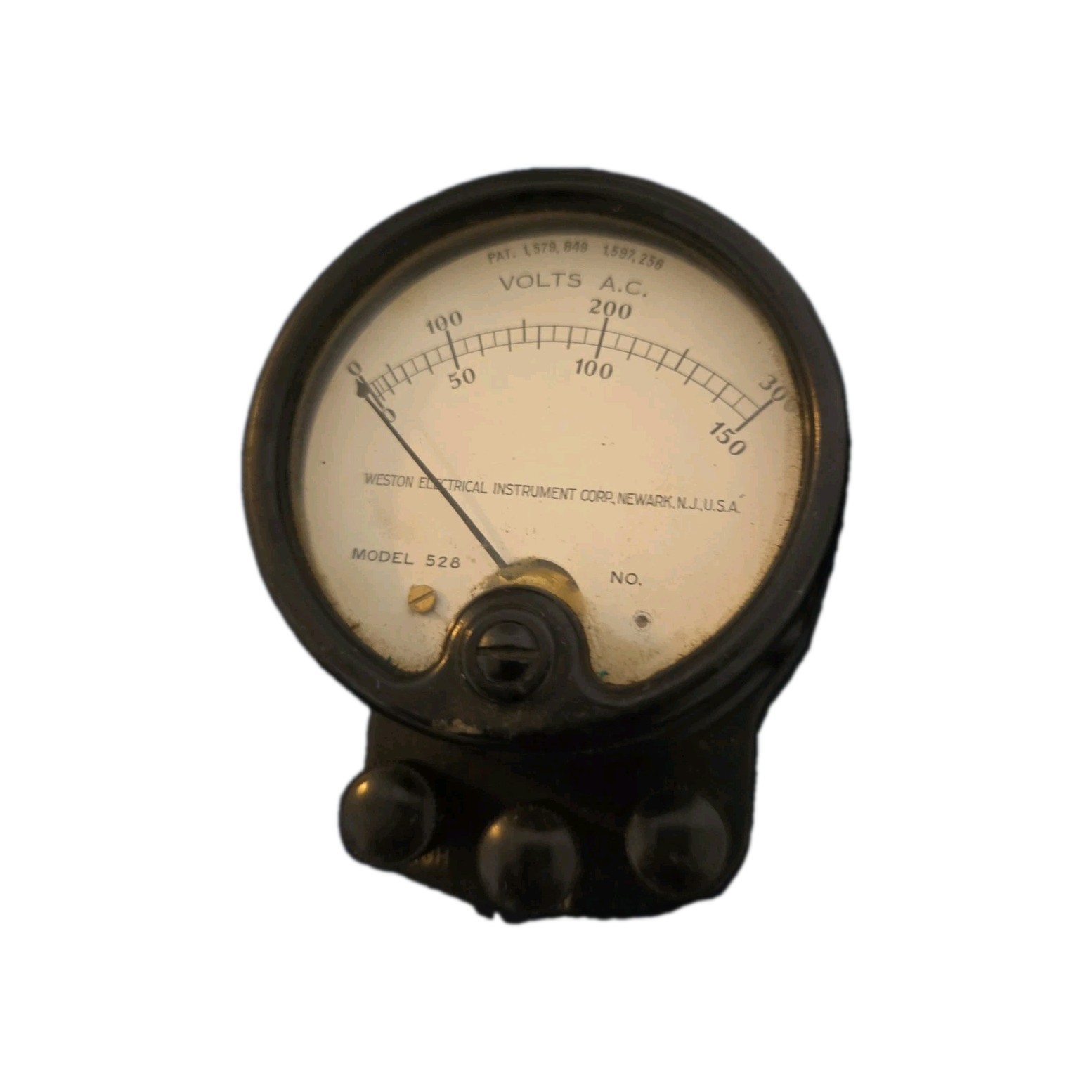 VTG Weston 528 Voltmeter W/ Leads and Carrying Case, Untested