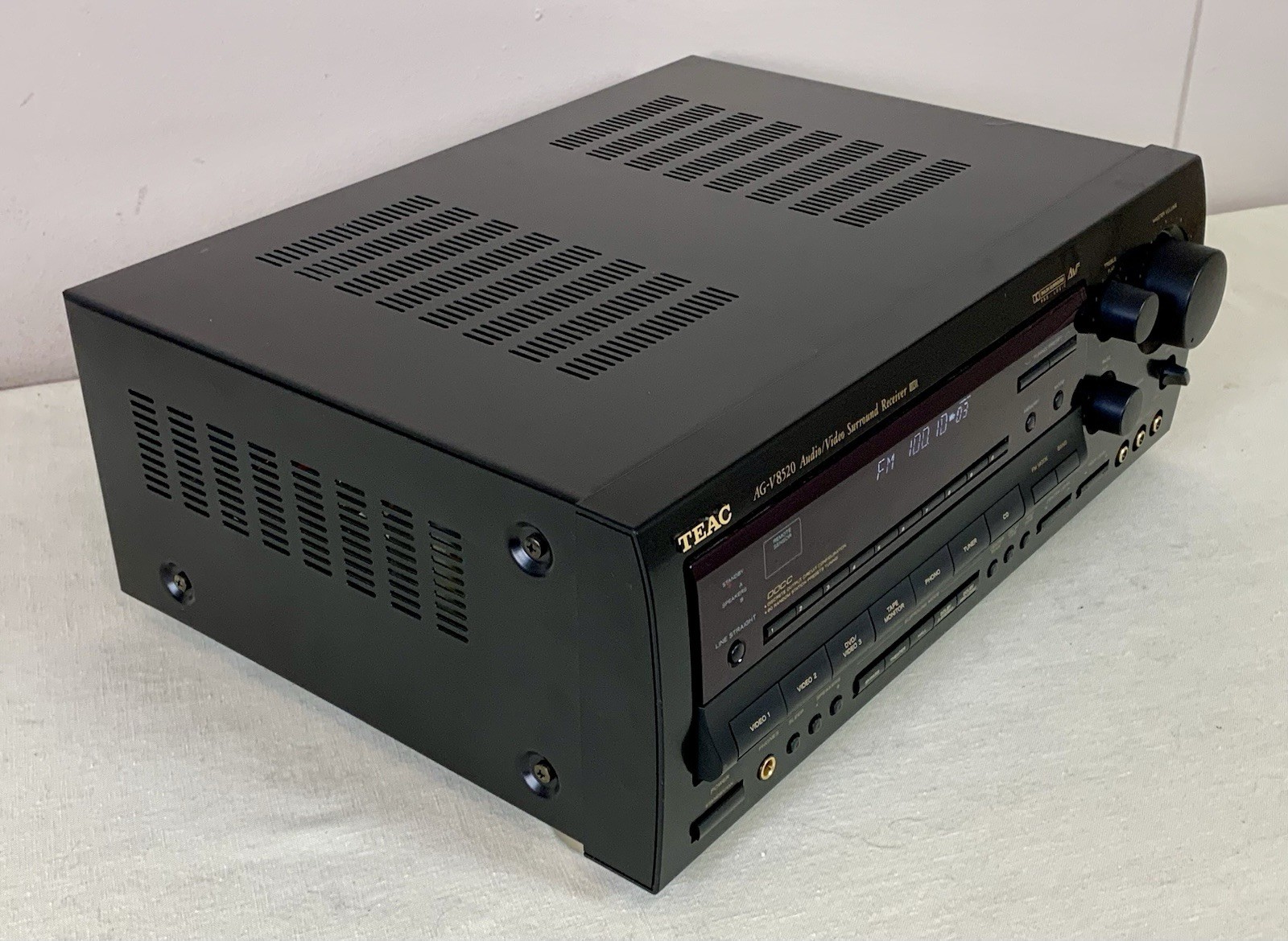 TEAC AG-V8520 Audio/video Surround Receiver bundle, Tested, Guaranteed.
