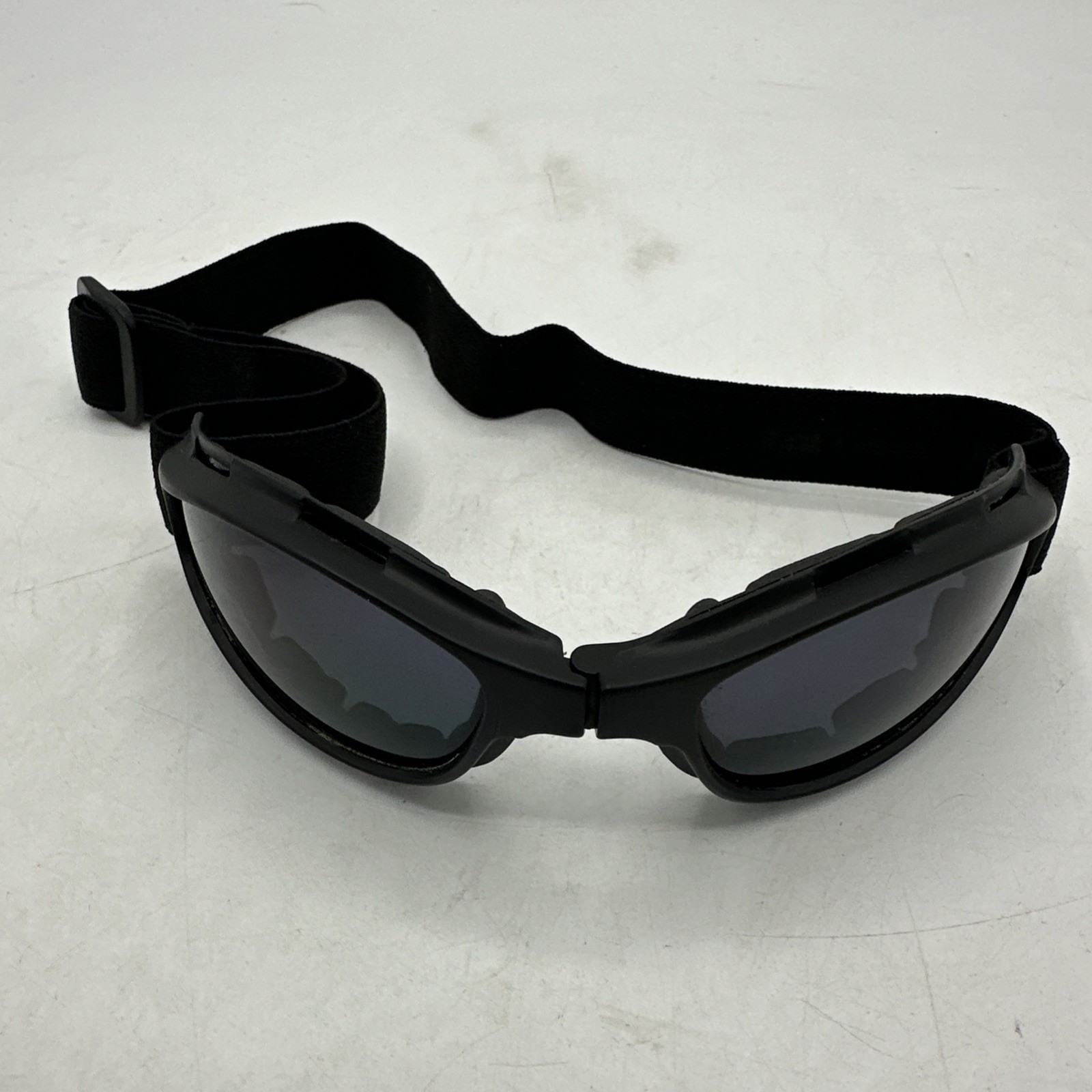 Bobster Crossfire Folding Goggles BCR001- EUC- Includes Motorcycle Carrying Case