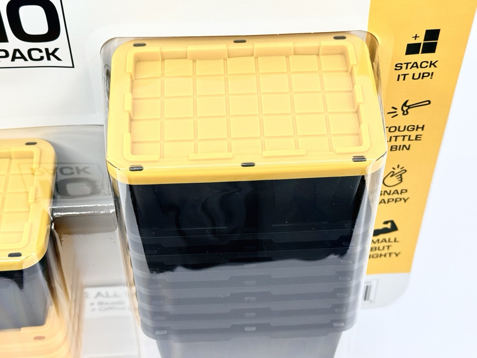 10-pack GreenMade mini storage bins/containers with lids NEW!