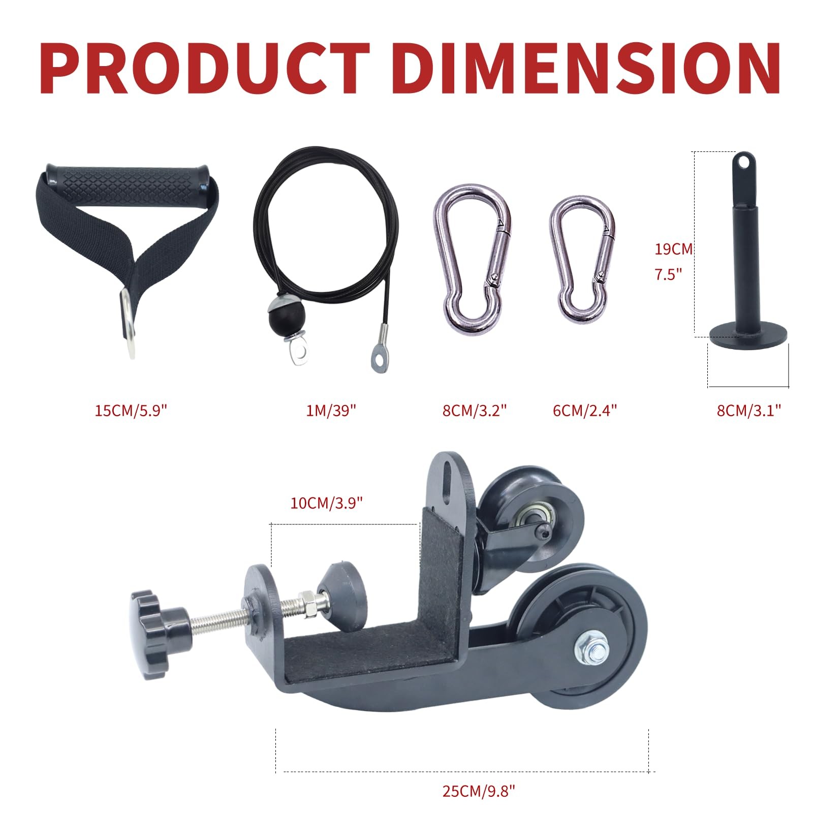 Arm Wrestling Training Pulley System Professional, Forearm Workout Table Equi...
