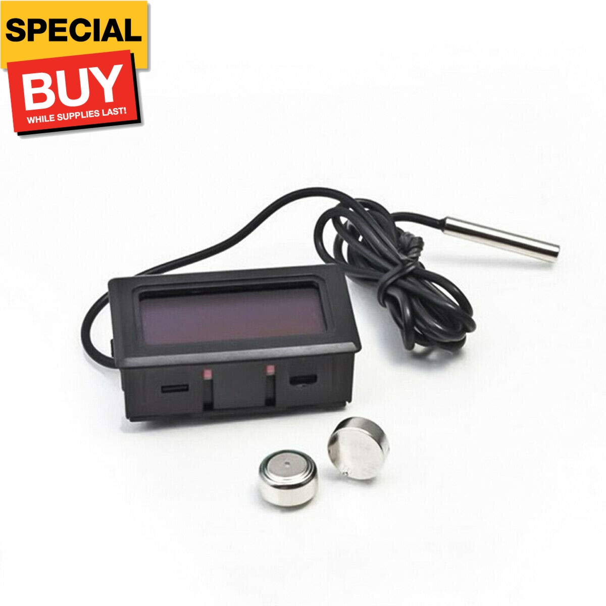 5Pcs Digital LCD Thermometer Temperature Digital LCD Fridge Thermometer Water Te