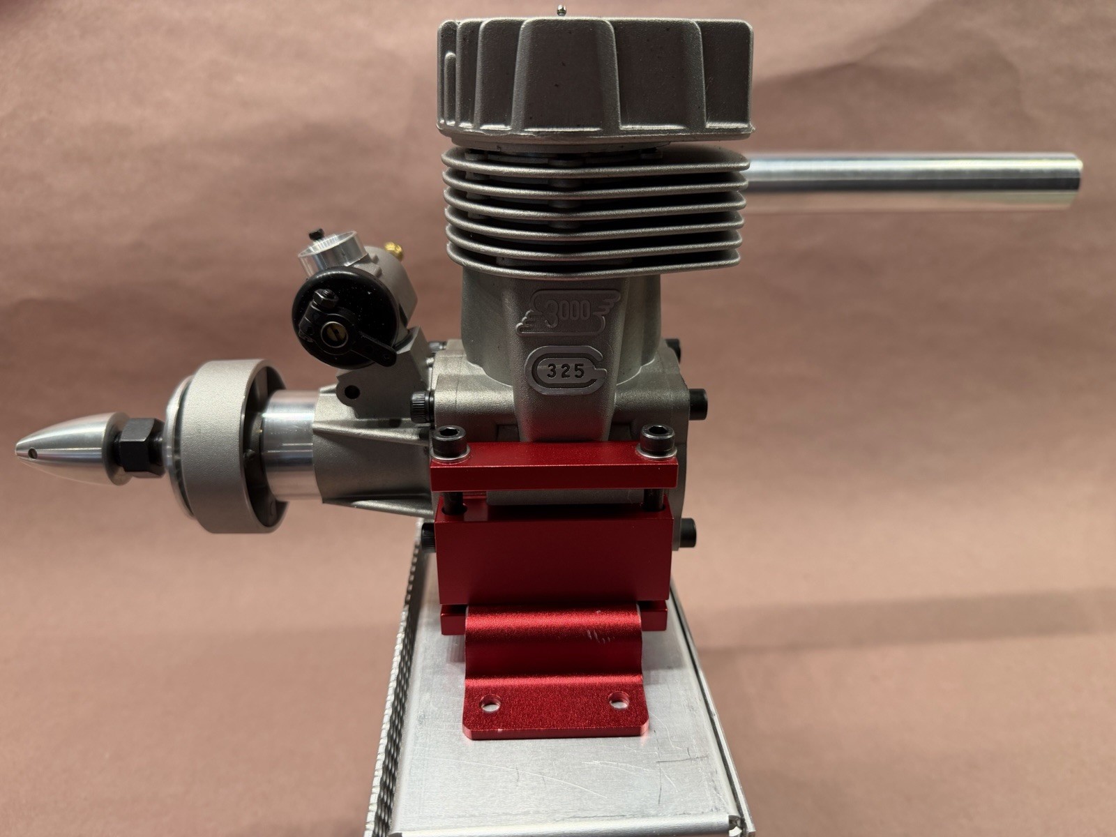Super Tigre G3250 2-Stroke RC Aircraft Engine w/MAC Header and Solid Spinner