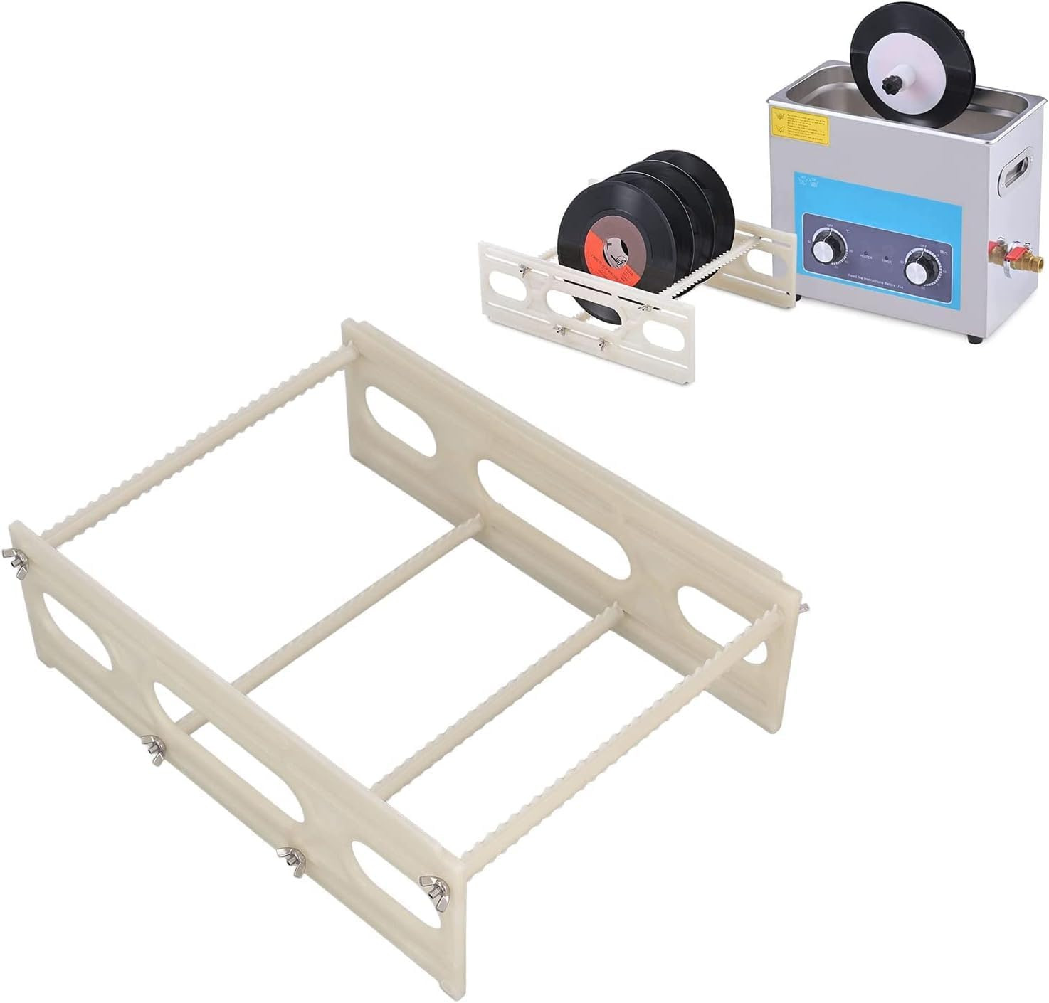 Record Drying Rack ABS Plastic Sawtooth Design Vinyl Record Storage Holder Once