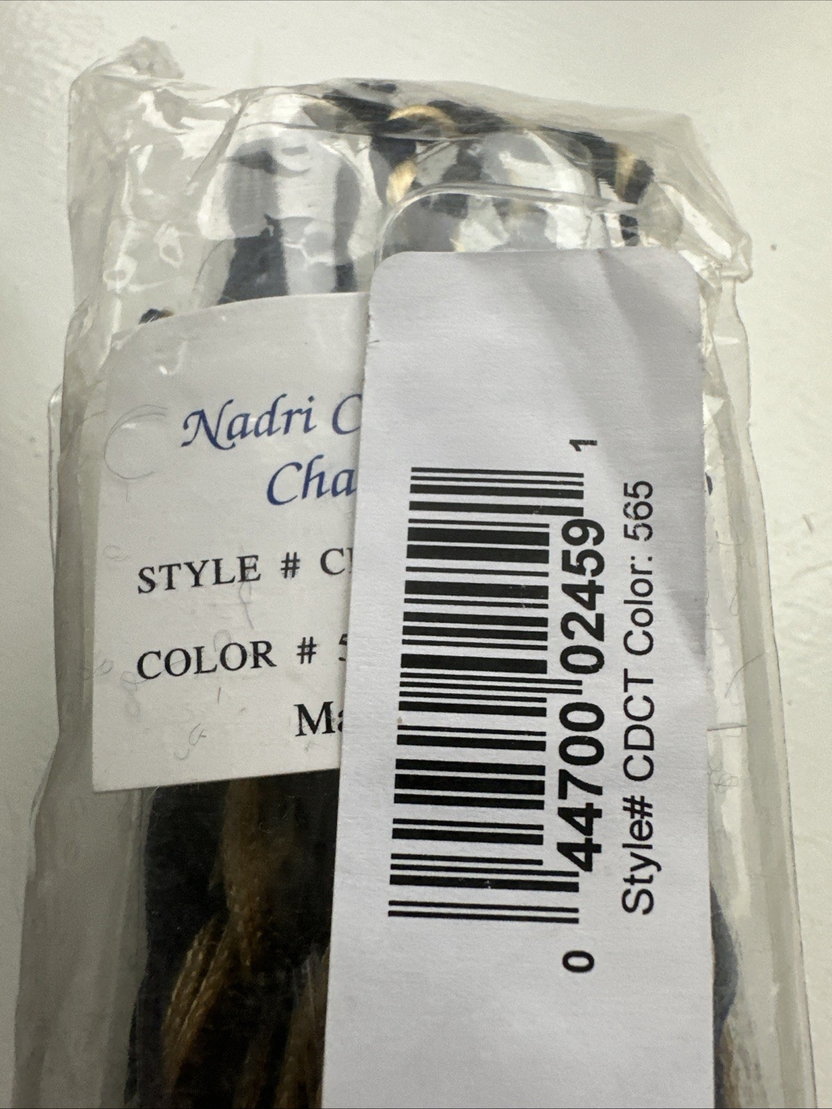 Nadri Collection Chair Tie Tassel Style CDCT NWT Blk/gold