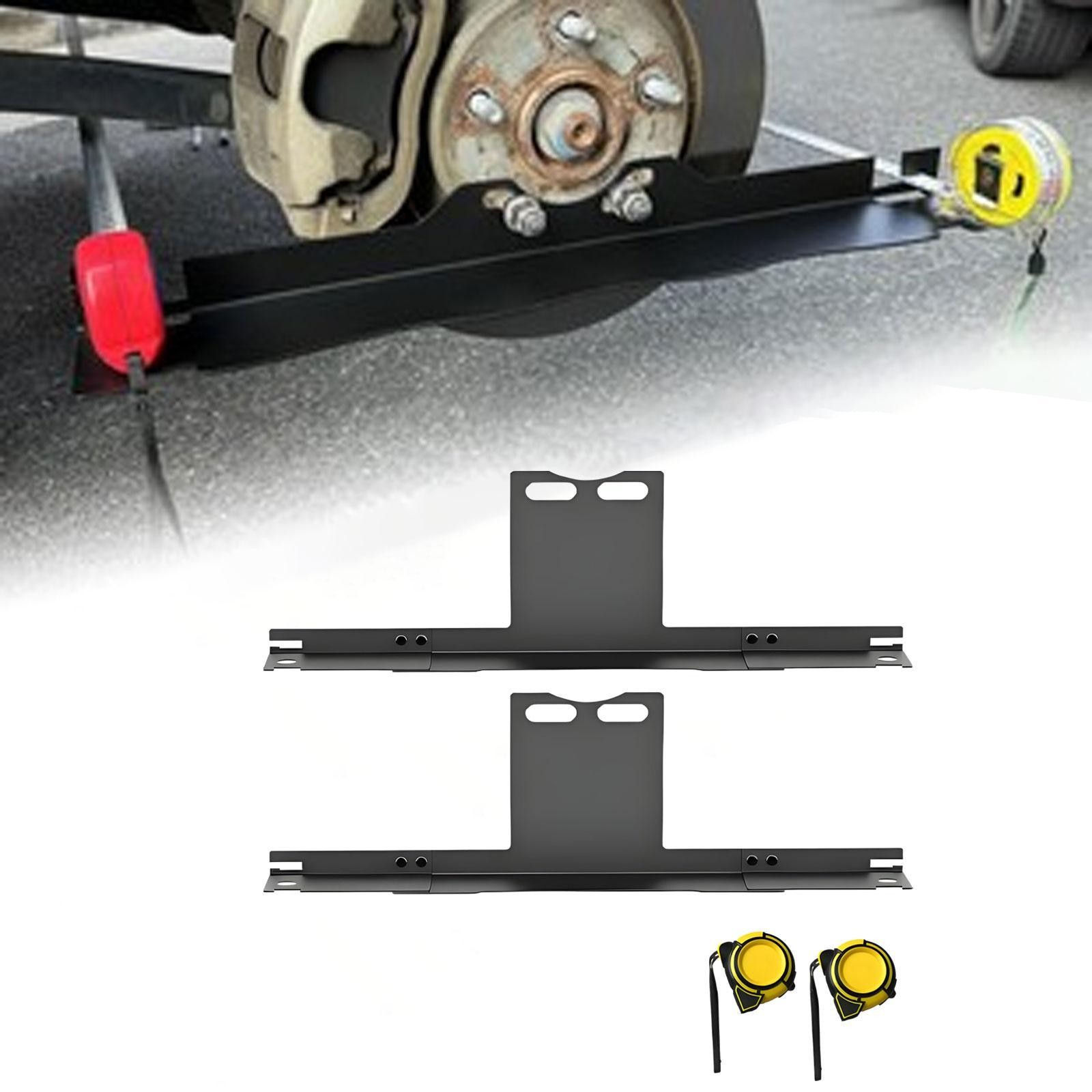 2Pcs Wheel Alignment Tool Carbon Steel Professional Accessory Practical with