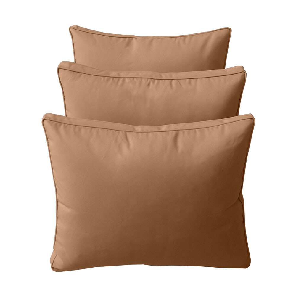 |SLIPCOVER ONLY| S3 Outdoor Bolster Backrest Pillow Covers Same Piped Crib AD104