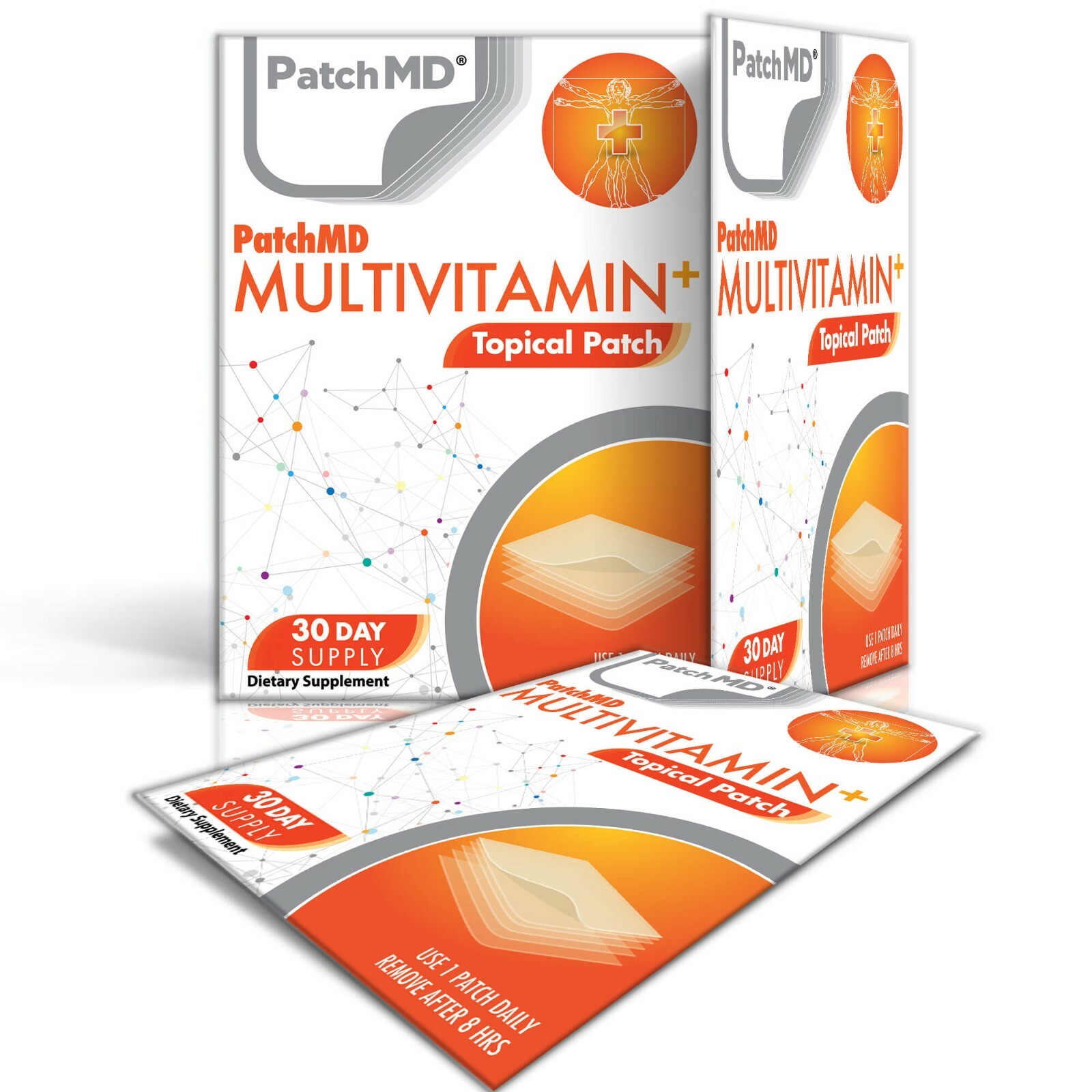 PatchMD Multivitamin Plus - Topical Patch (30 Day Supply) Vitamin Patch - MULTI