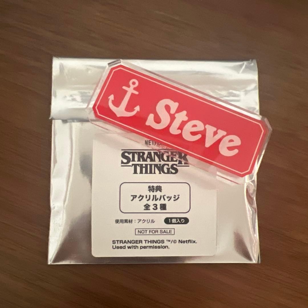 Stranger Things Acrylic Badge Bonus Steve
