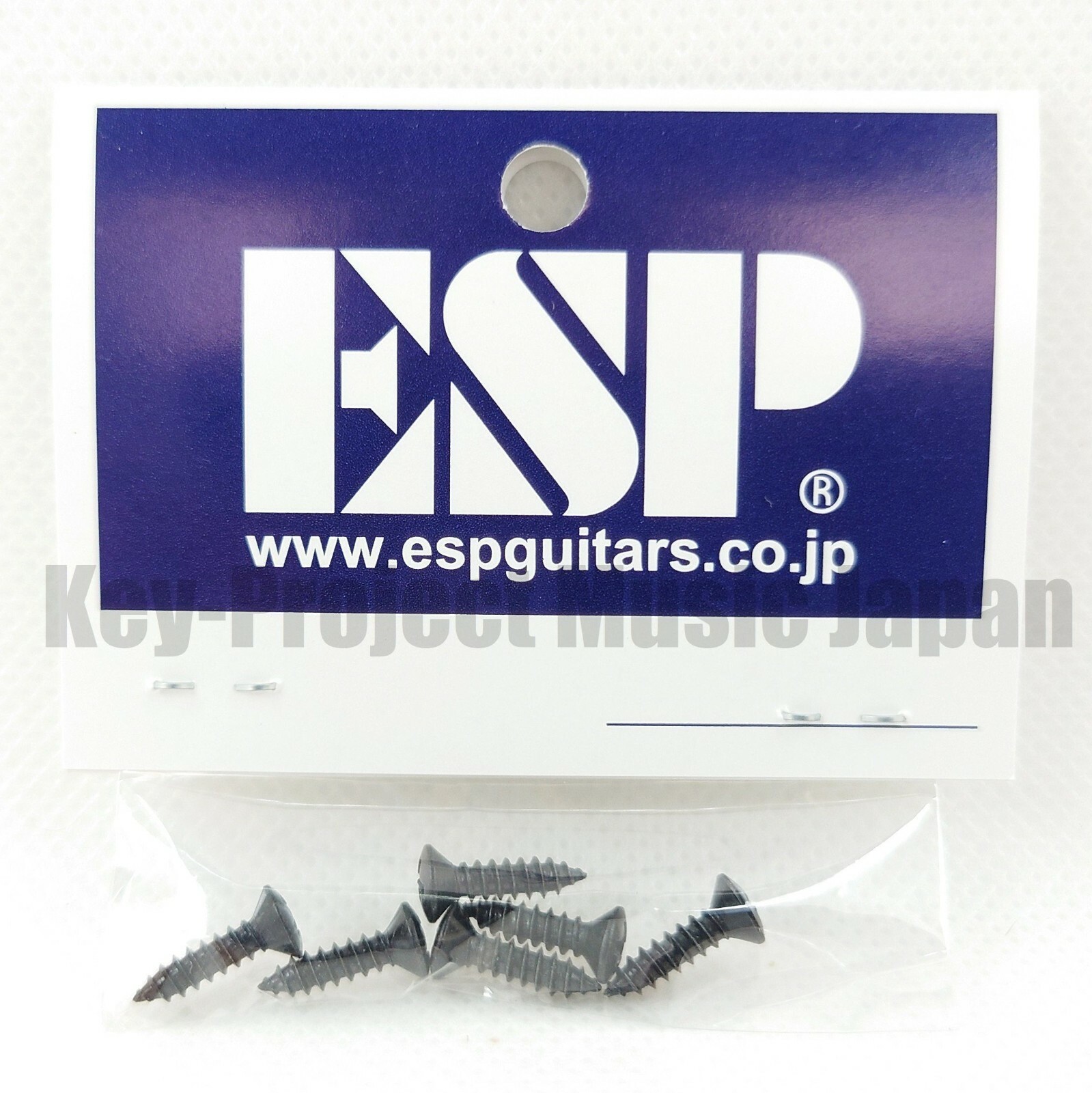 ESP Screw for Pickguard Black 3 x 12 mm 6 pack New w/Tracking No.