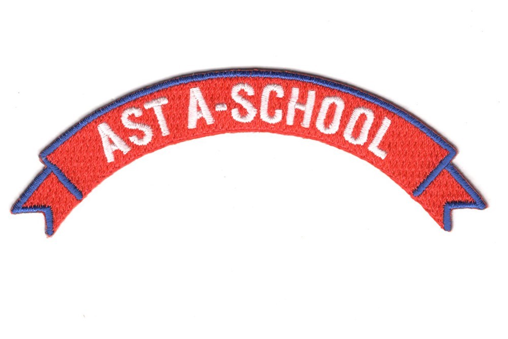 USCG patch: Coast Guard Aviation Survival Technical School, A-School (tab)