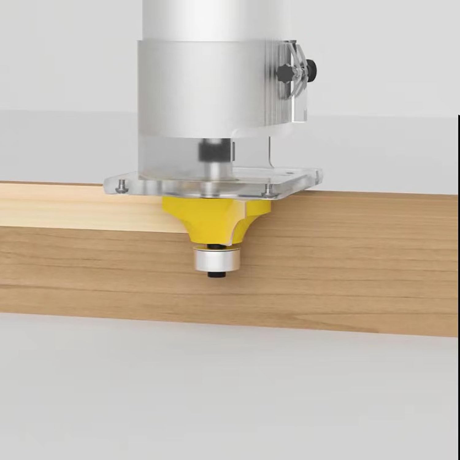 Roundover Router Bit Set 4pcs 1/4" Shank Radius 1/8" 1/4" 3/16" 5/16" - Bea