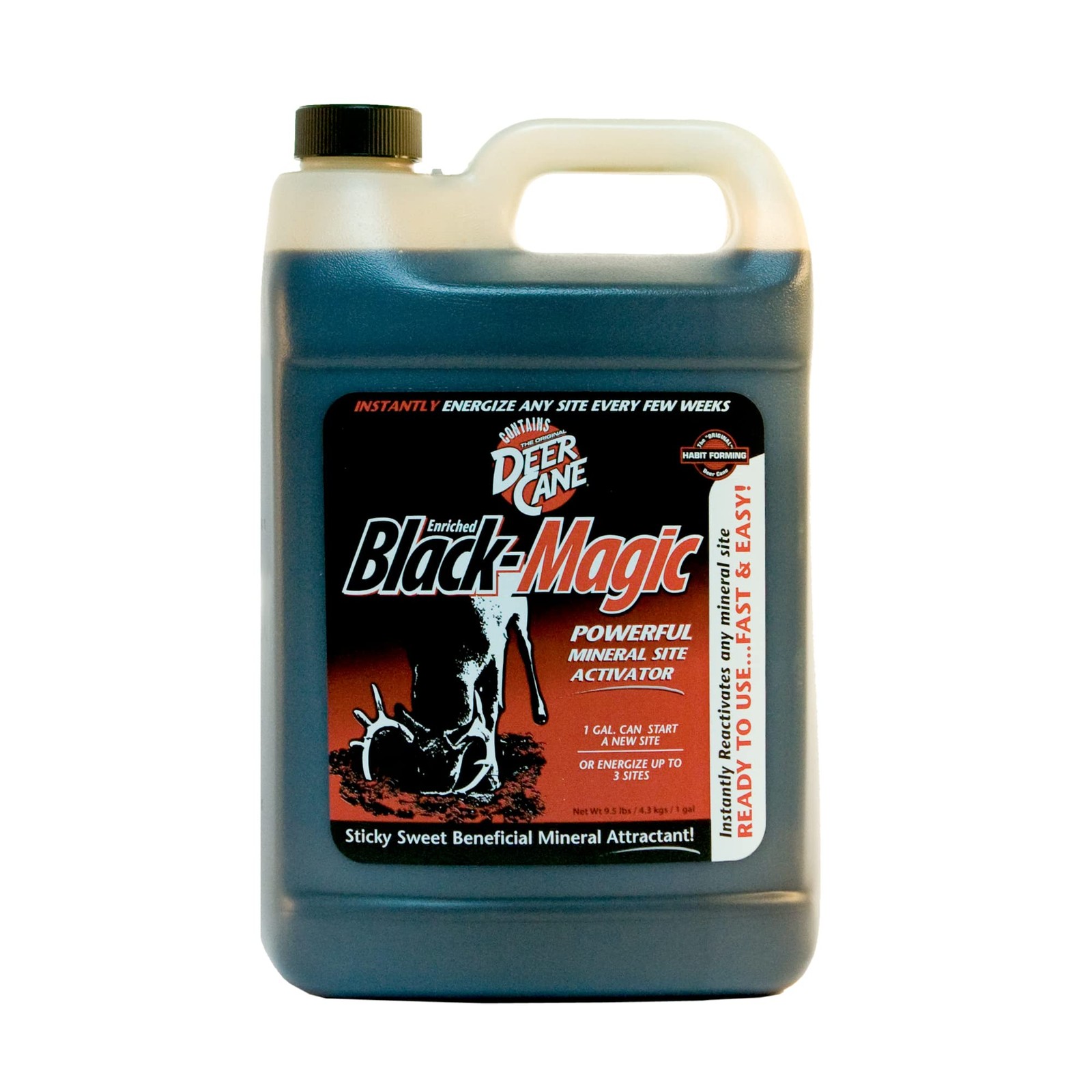 Evolved HABITATS Deer Cane Black Magic Liquid Mineral Deer Attractant - Fast & E
