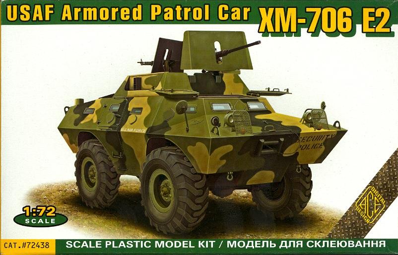 Ace Models 1/72 U.S. Air Force XM-706 E2 ARMORED PATROL CAR