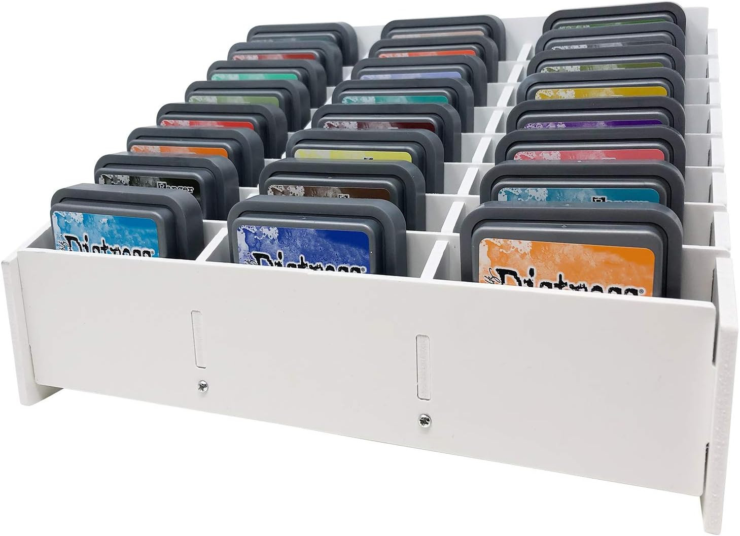 Ink Pad Storage Organizer Holder 24 Slot Horizontal Vertical Craft Stamp Pads