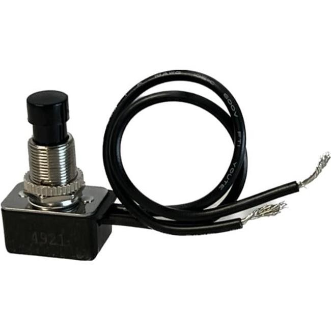 Relay & Control TS-215 Toggle Switches - SP Push But. 6 in. Leads Push On- Pu...