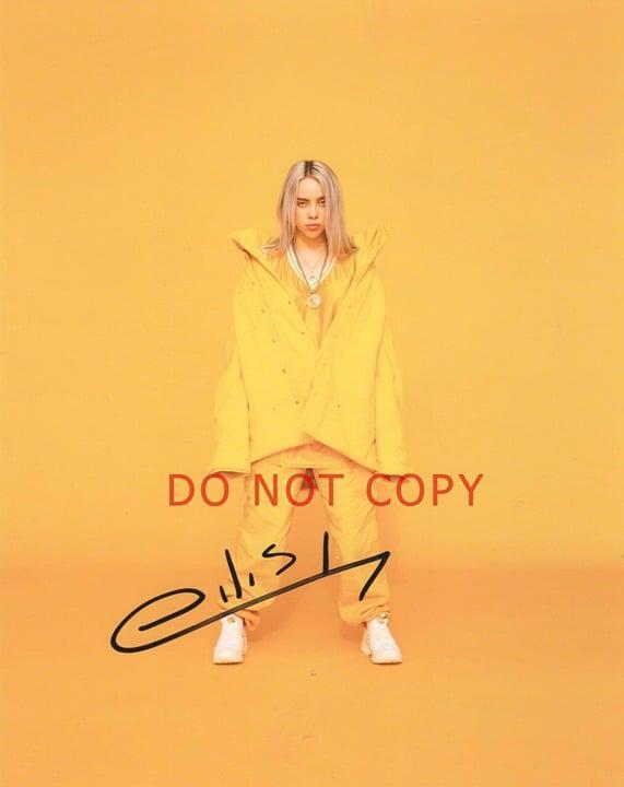 Billie Eilish SIGNED reprint 8x10 Photo Autographed RP #3