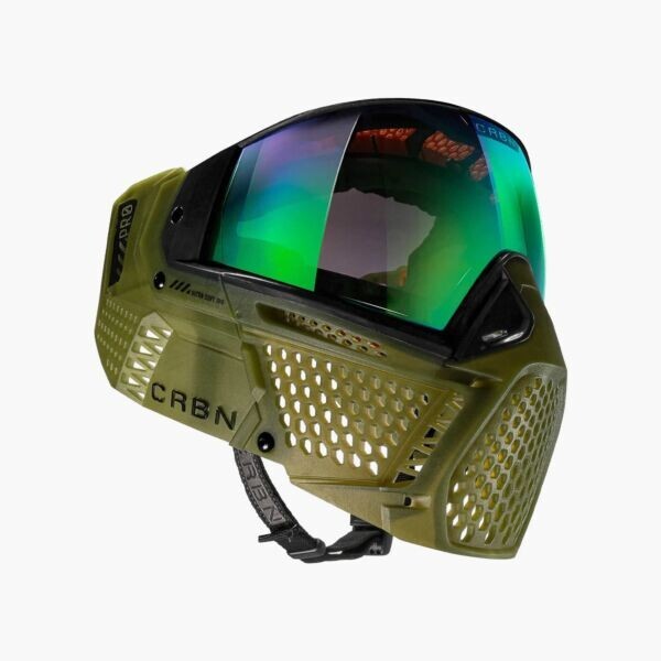 NEW Carbon Paintball Airsoft Mask Goggles - Zero Pro- Less Coverage-  Moss