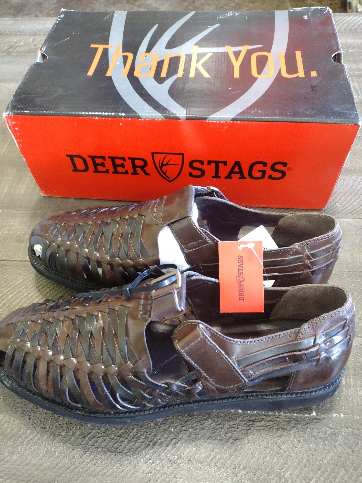 Deer Stags Bamboo 2 Men's Slip On Size 12W (Wide)