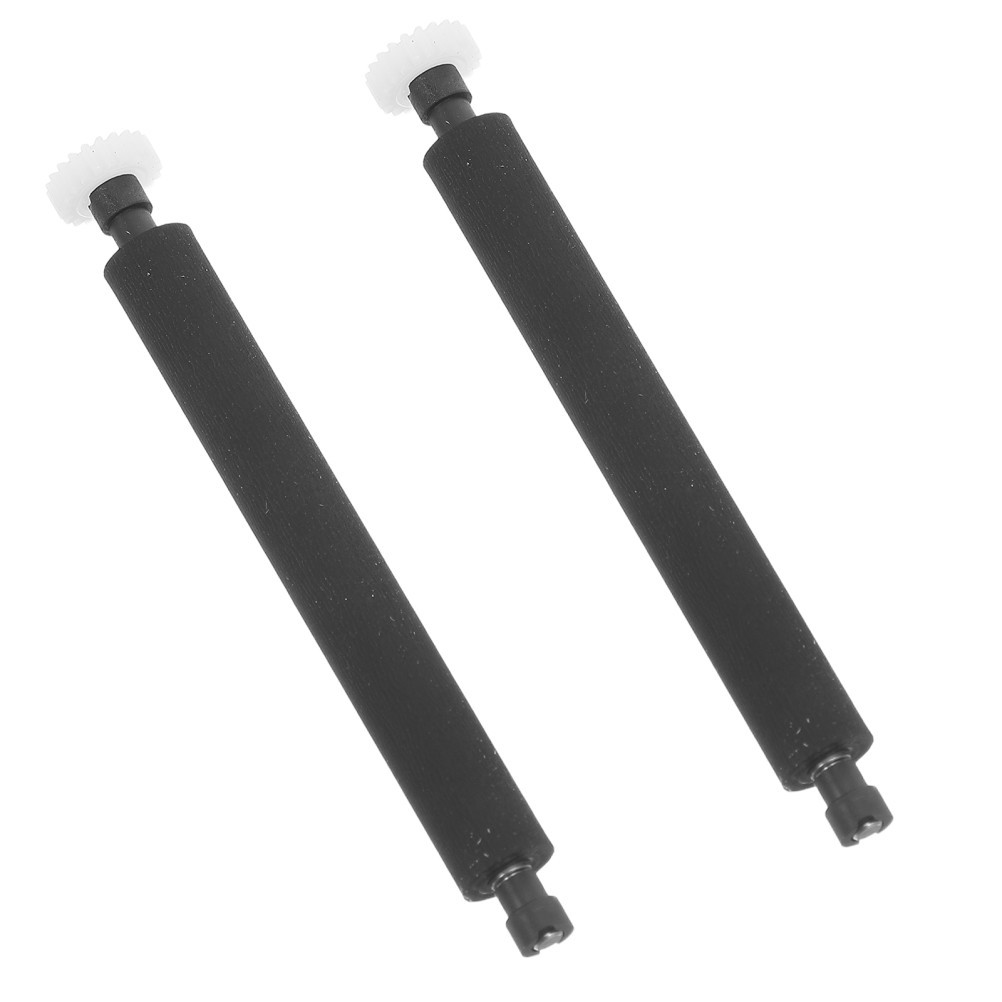 2pcs Printer Replacement Roller with Gear - Plastic Platen Roller for Thermal,