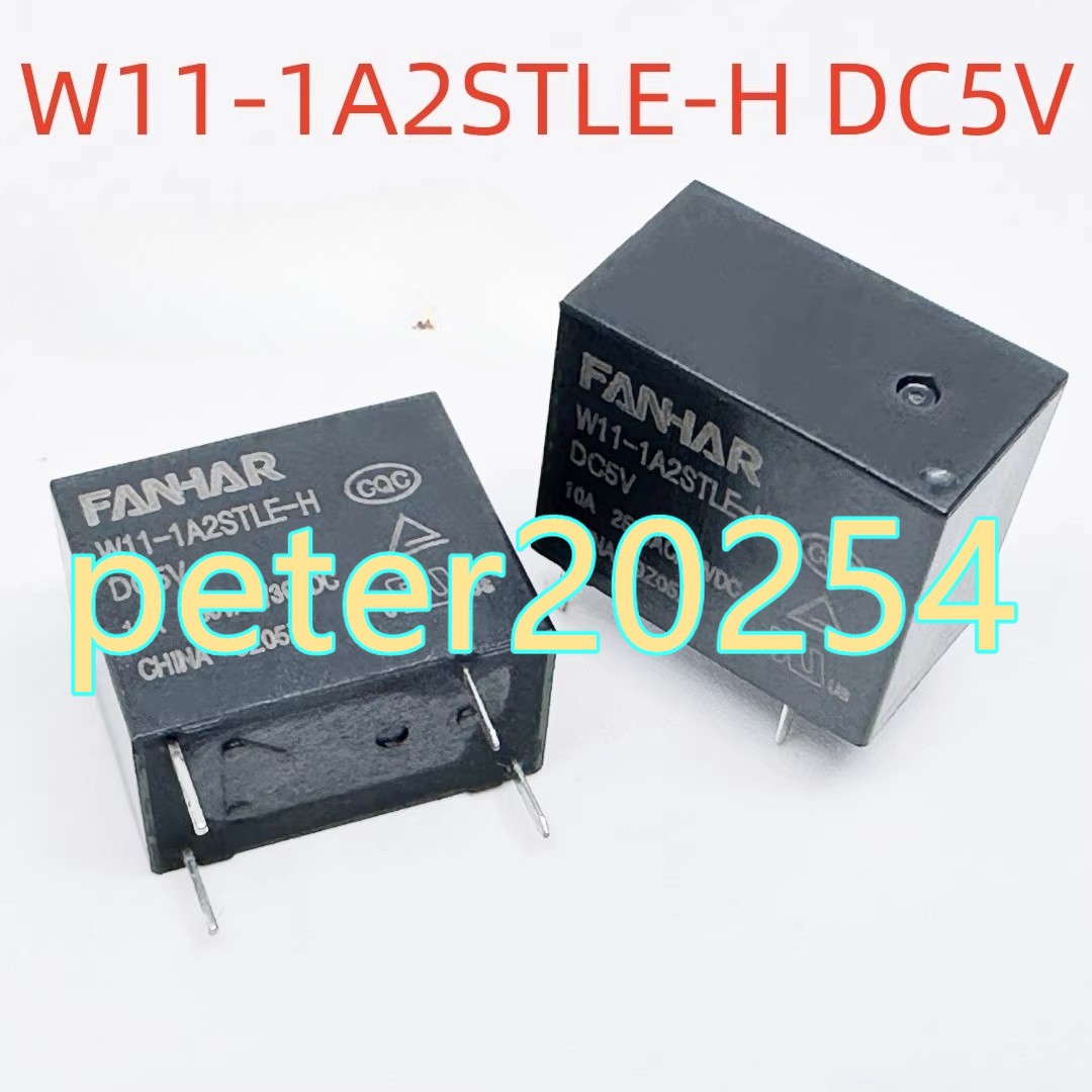 5PC New FANHAR  W11-1A2STLE-H DC5V 10A 4-pin Relay #TT