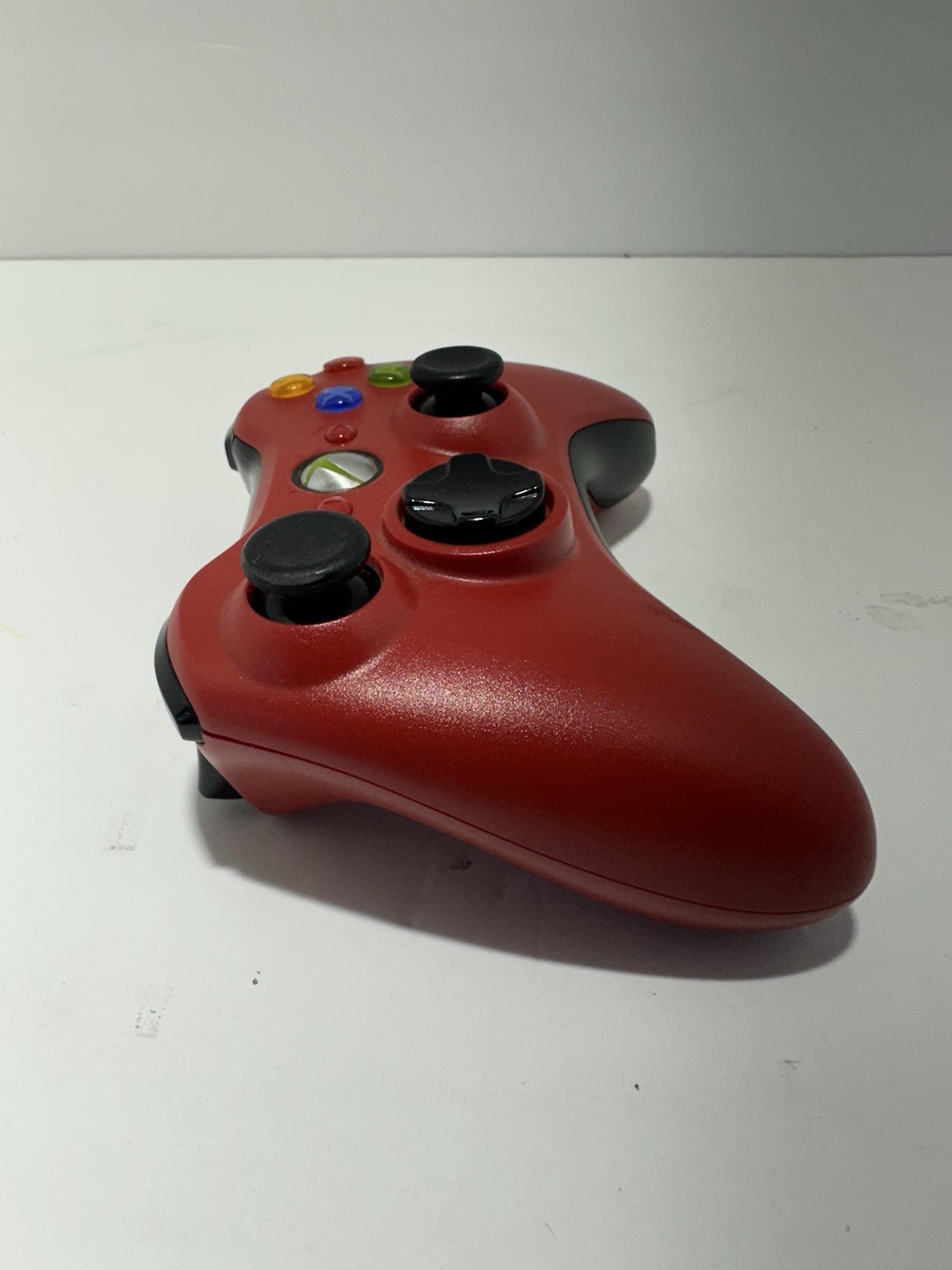 Official Microsoft Xbox 360 Red Wireless Controller! ~ Works Great! ~ Authentic!