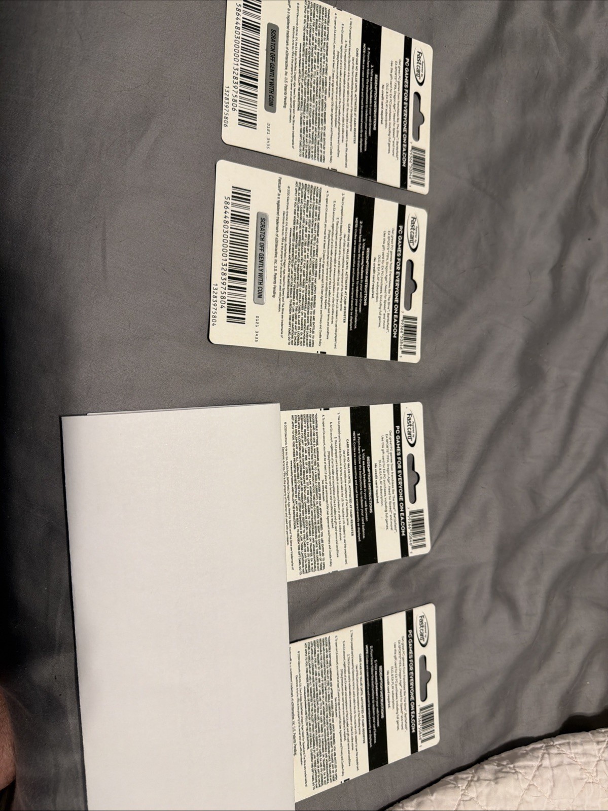 (4) EA Play $25 Gift cards