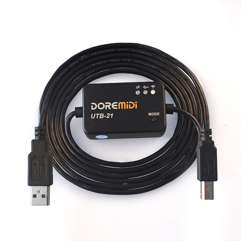 UTB-21 USB MIDI To Bluetooth MIDI Cable Audio/MIDI Interfaces Converter Adapter