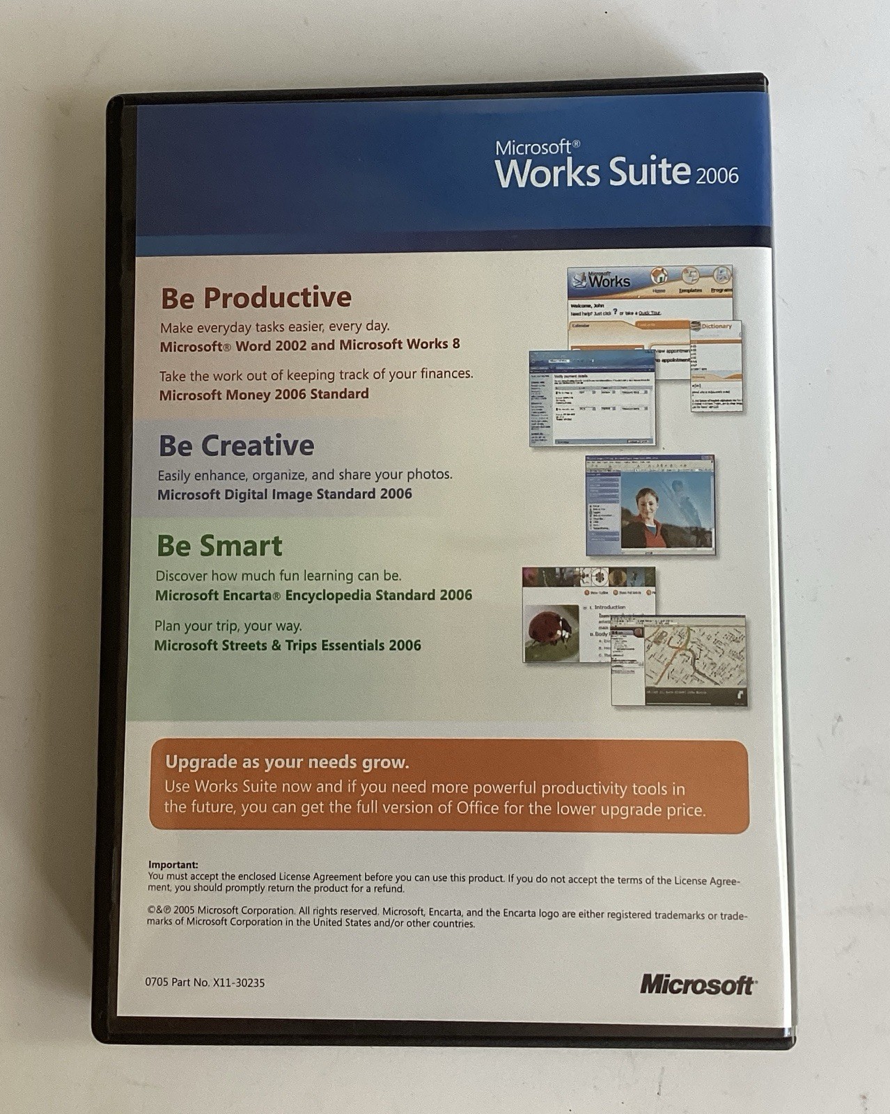 Microsoft Works Suite 2006 - Product Key - Digital Image 2006 Manual