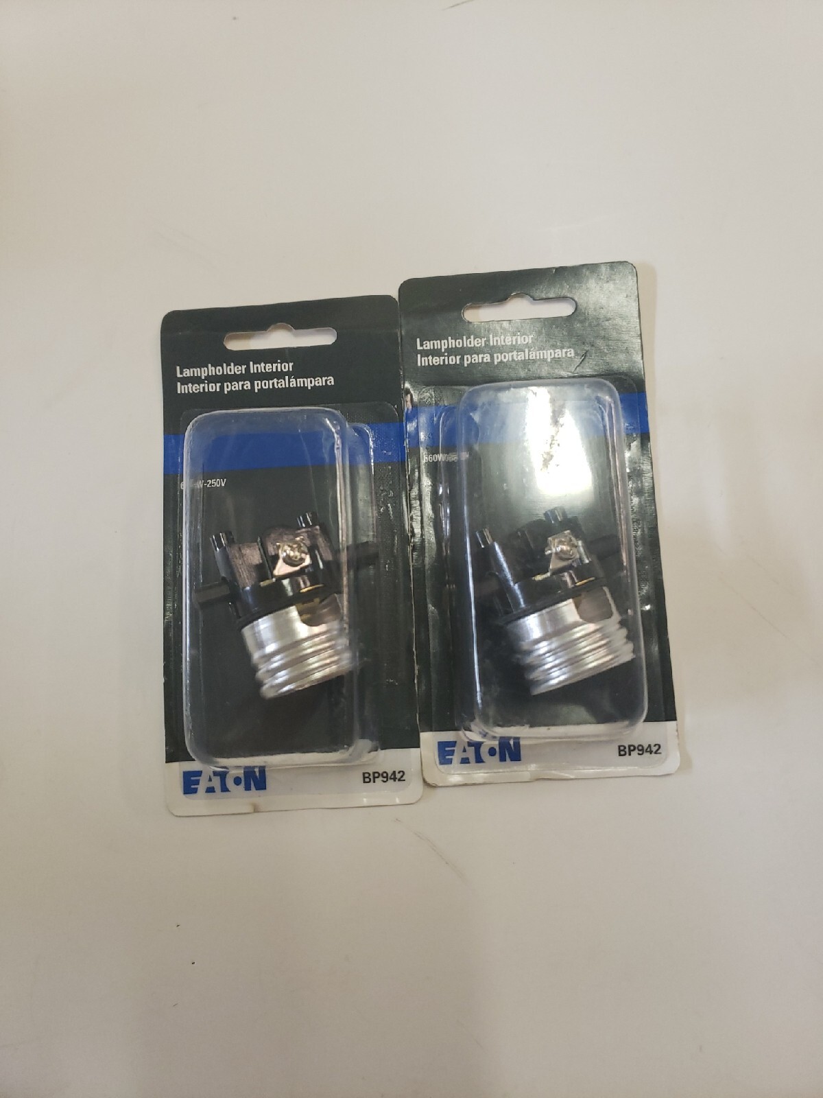 Lot Of 2 Eaton BP942 Lampholder Interior