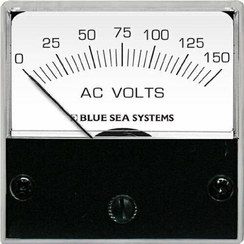 Blue Sea 8244 AC Analog Micro Voltmeter - 2" Face 0-150 Volts AC