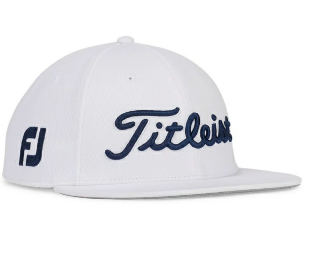Titleist JAPAN Tour Elite Flat Model Cap 2025 TH24ATEFBN2 White Navy