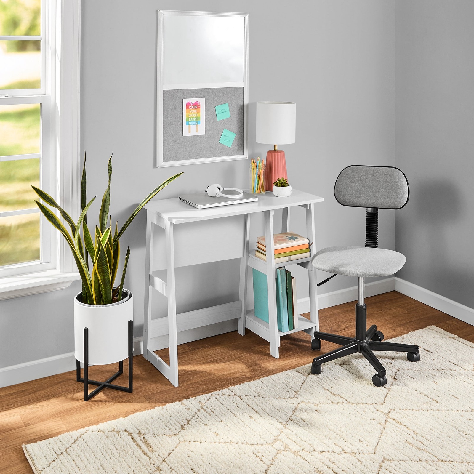 Quick Assembly Desk Black Finish