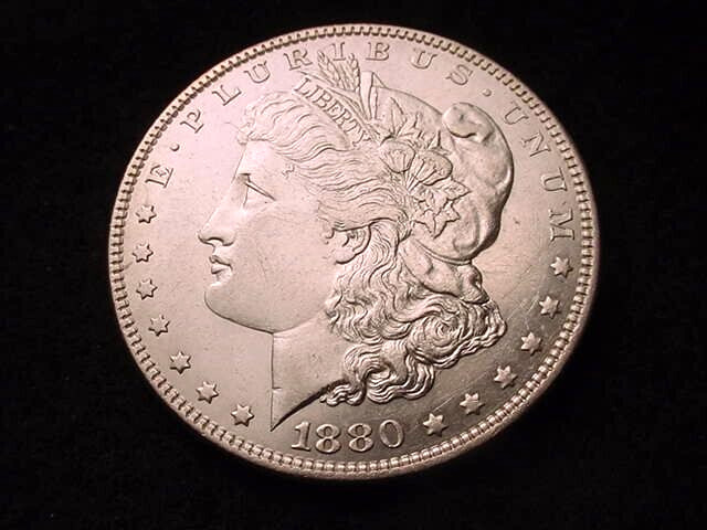 1880-O  MORGAN DOLLAR SUPERIOR FLASHY KEY DATE DOLLAR!  #5