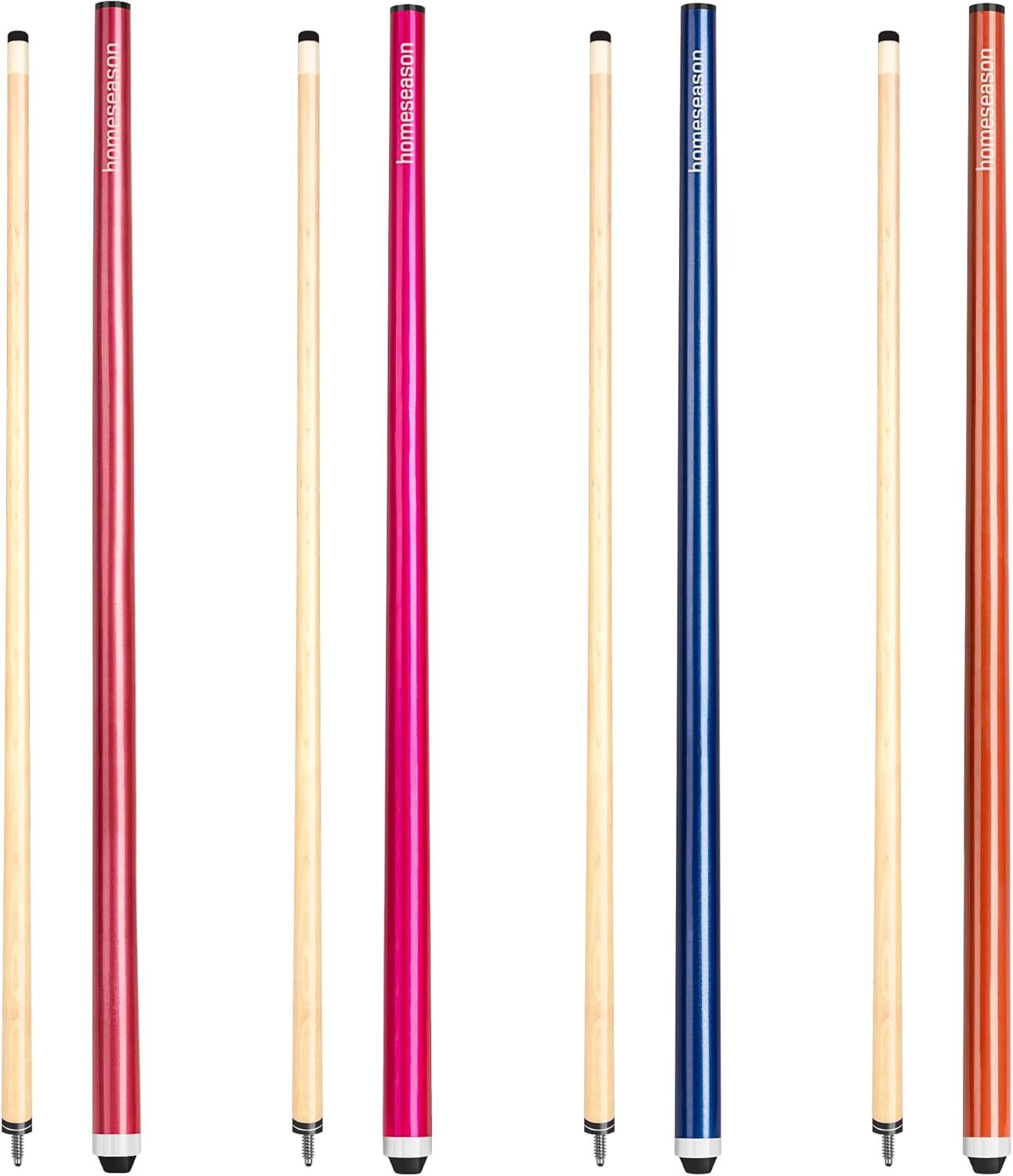 Pool Billard Cues 57 inch Pool Cue Stick 13mm Fiber Leather tip for Beginner
