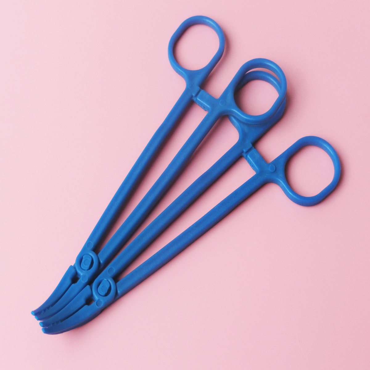 10 x Disposable Haemostatic Forceps Body piercing Clamp Bleeding Hemostasis Tool