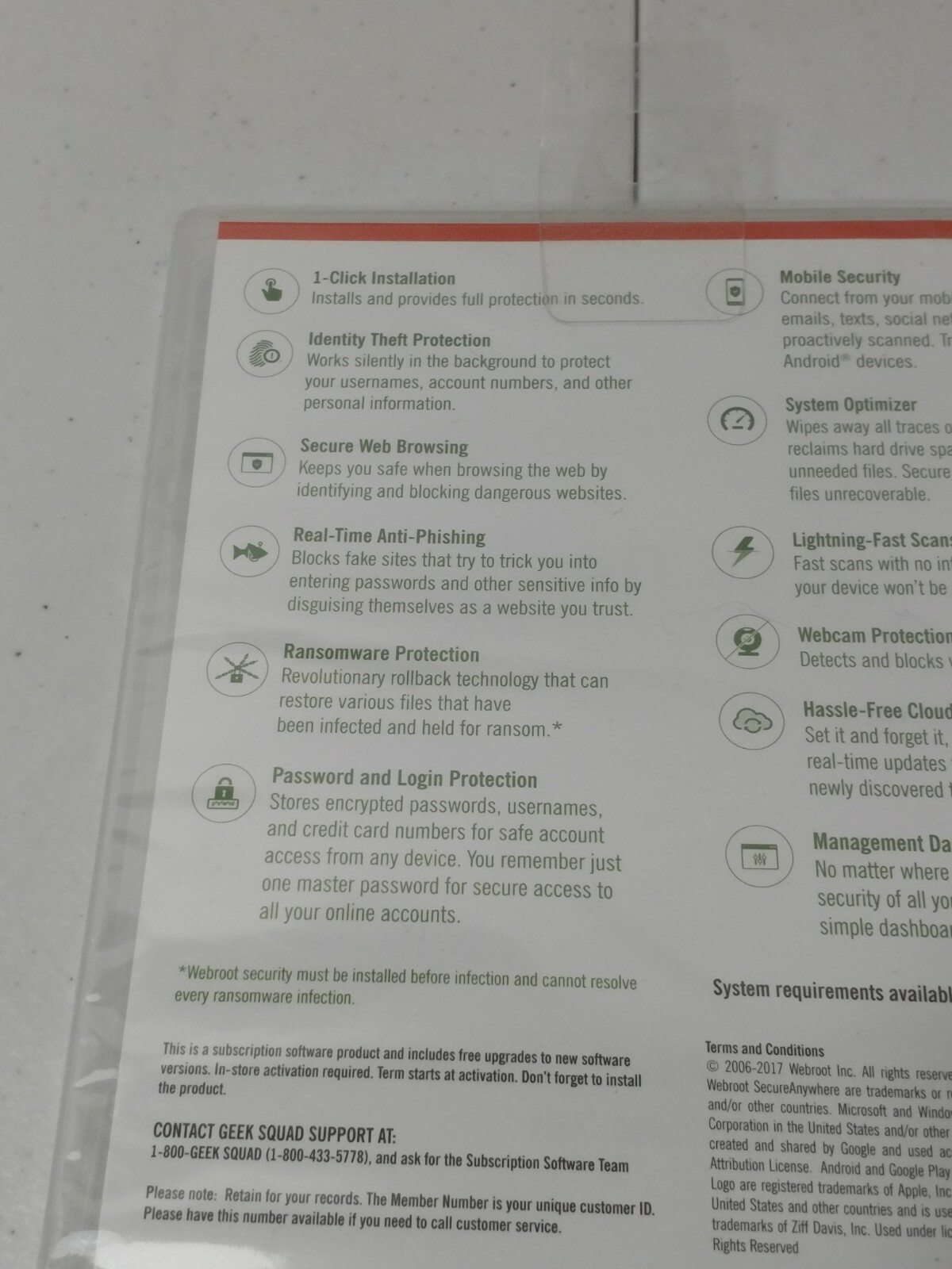 Webroot SecureAnywhere Internet Security - Full Version for Windows & Mac