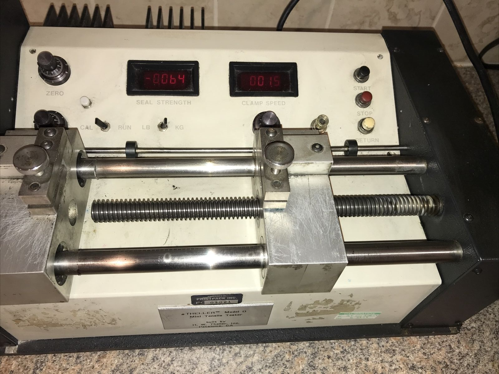 Theller Mini Tensile Tester Model D