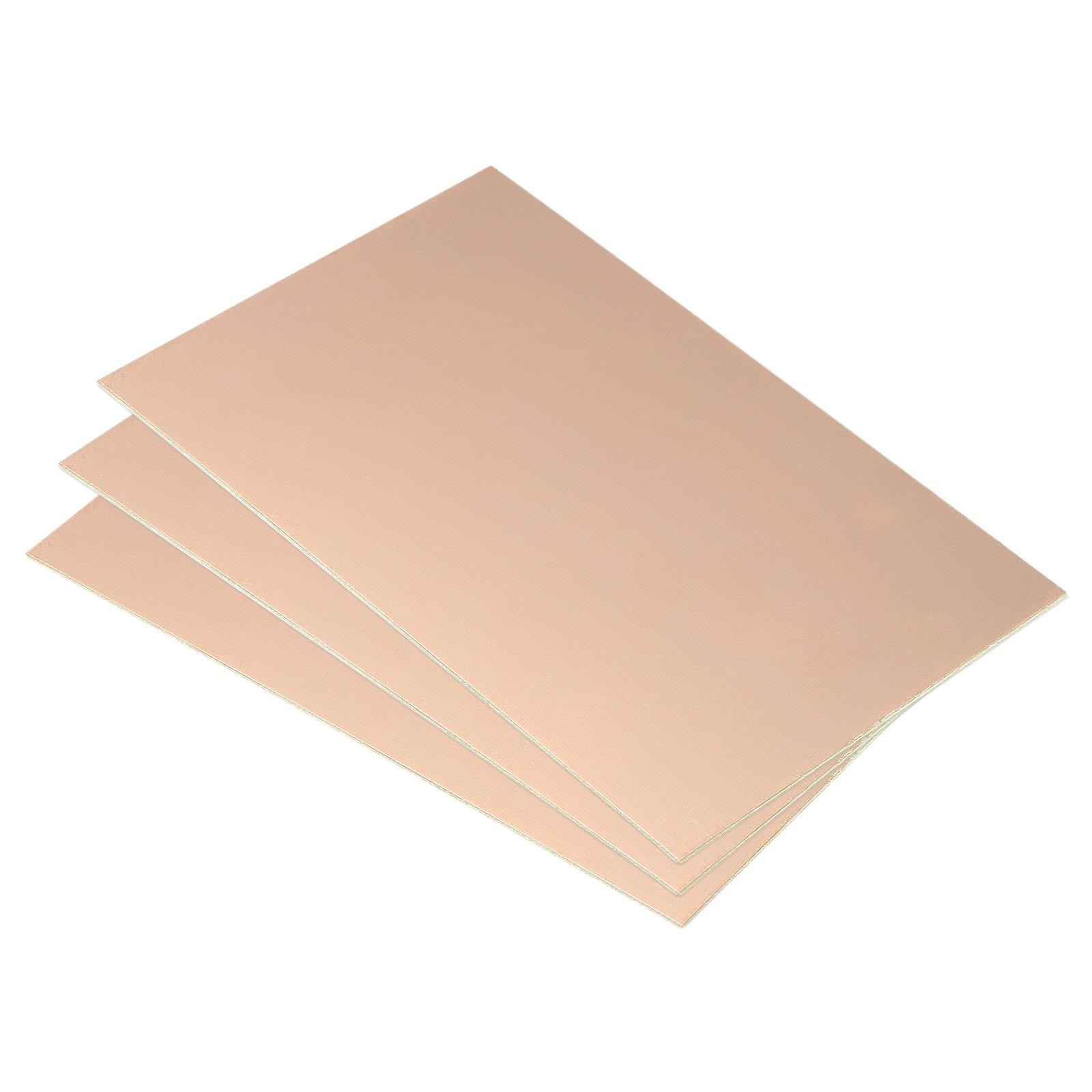3Pcs FR4 Single Side Copper Clad, PCB Laminate Circuit Board 150 x 100 x 1.2mm