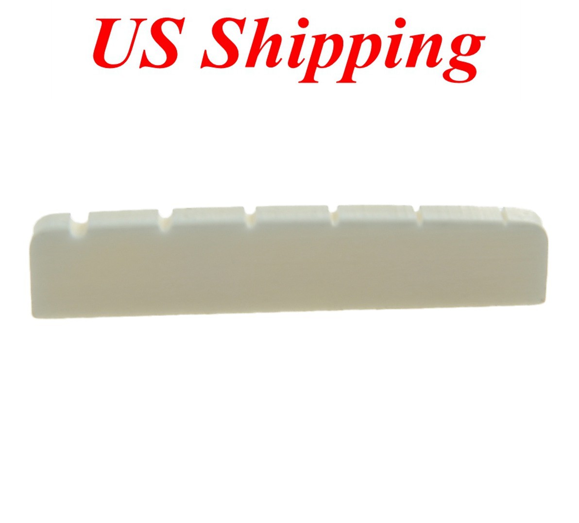 43mm Flat Base Cattle Bone Guitar Nut Real Pure Bone Nut for LP Les Paul Guitars
