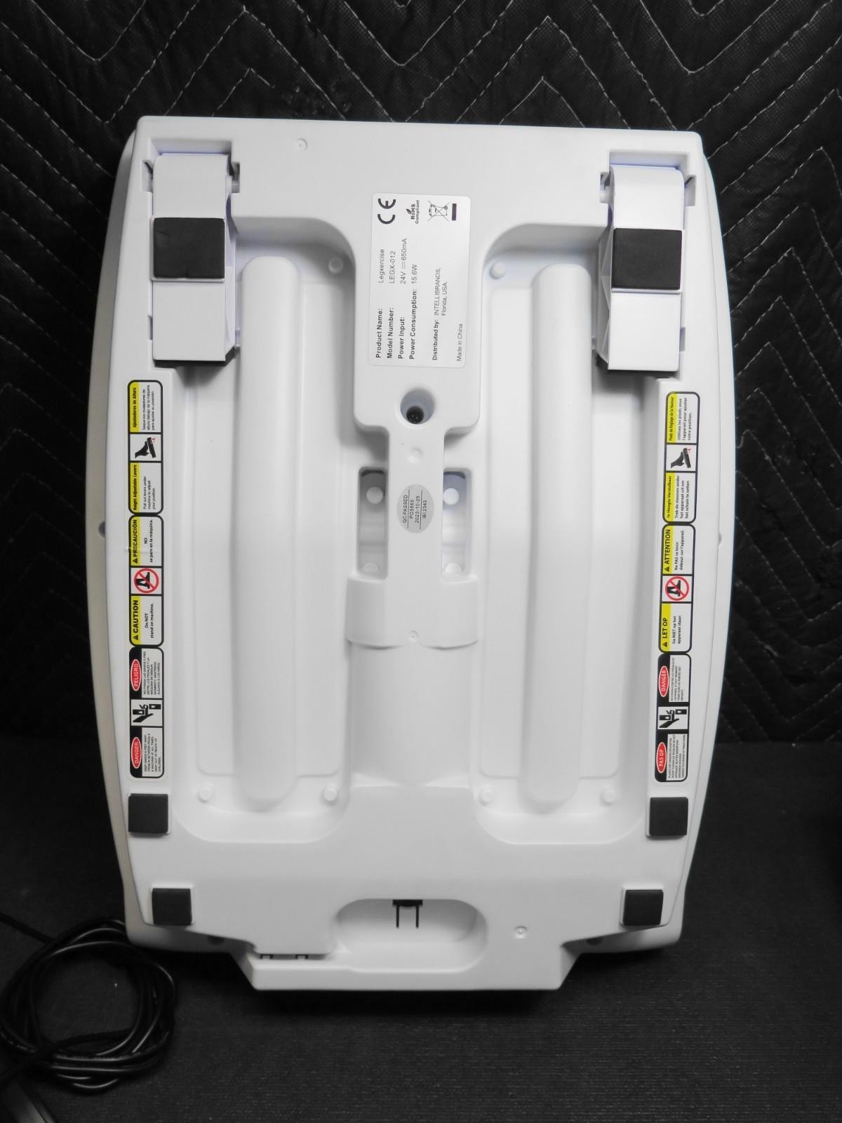 LegXercise PRO Movement Trainer Power Assisted Concave Track White Black