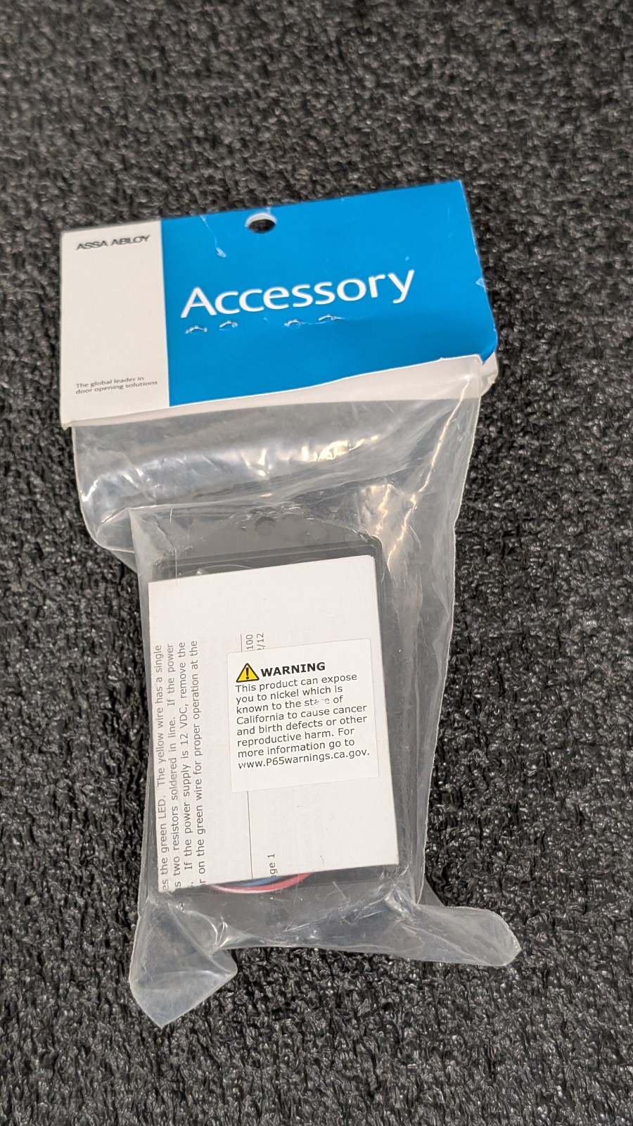 Assa Abloy push button remote PB3EAR