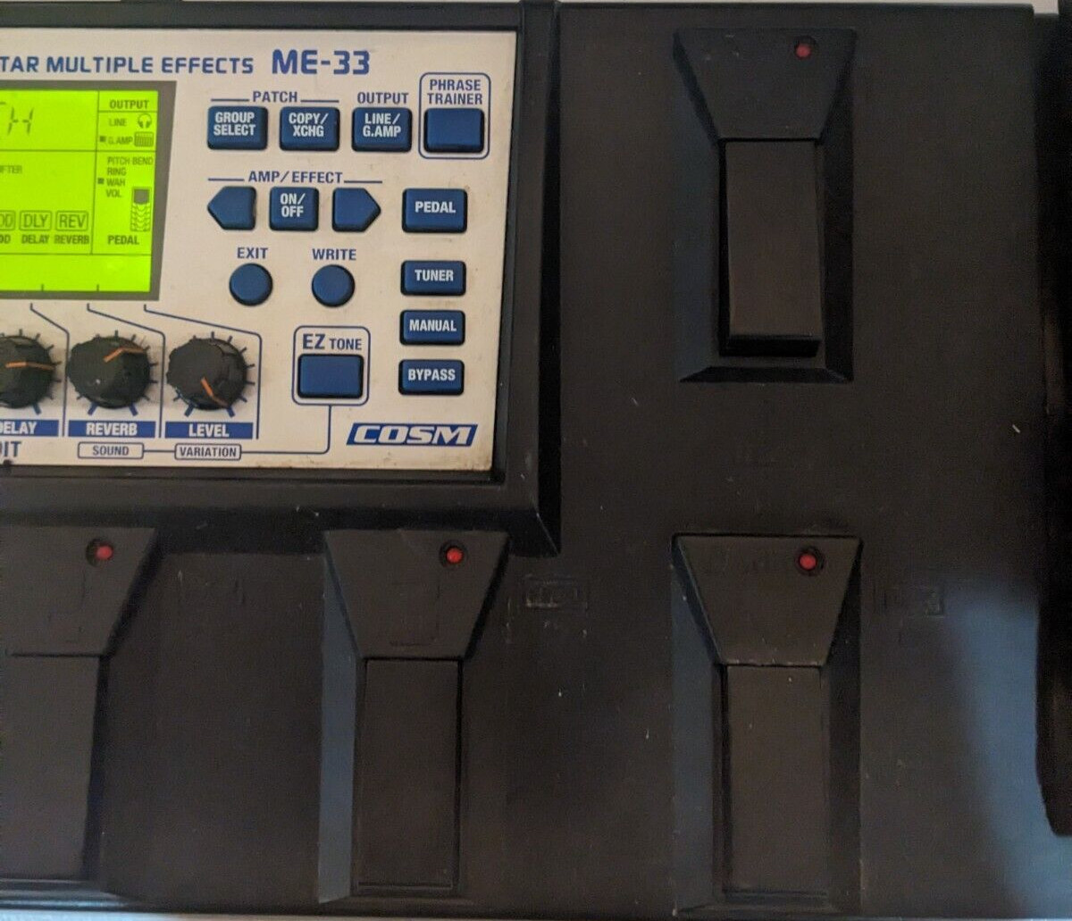 BOSS ME-33 Multiple Multi Effects Processor Guitar Effect