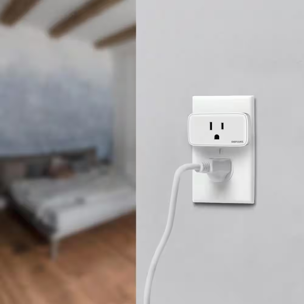 Volt Indoor Smart Plug & Timer Wi-Fi Bluetooth Single Outlet Powered by Hubspace