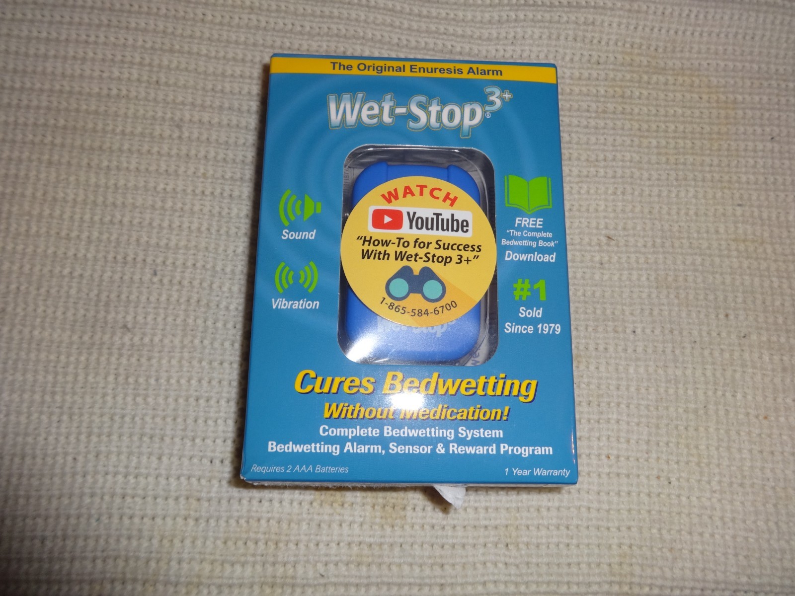 WET-STOP 3+ BEDWETTING ALARM MULTIPLE SETTINGS
