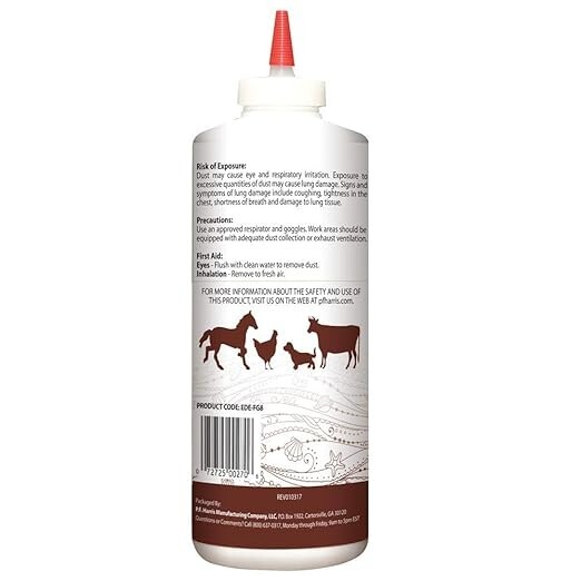 Diatomaceous Earth Food Grade, Half Pound with Easy Application Puffer Tip